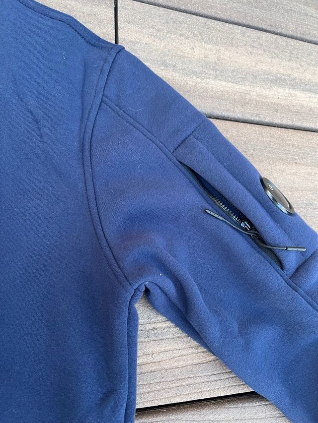 sudadera cp company azul talla l nueva con etiquet