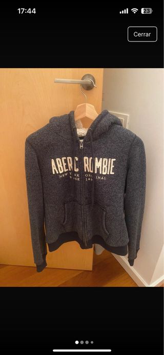 Sudadera Abercrombie & Fitch Gris Talla S