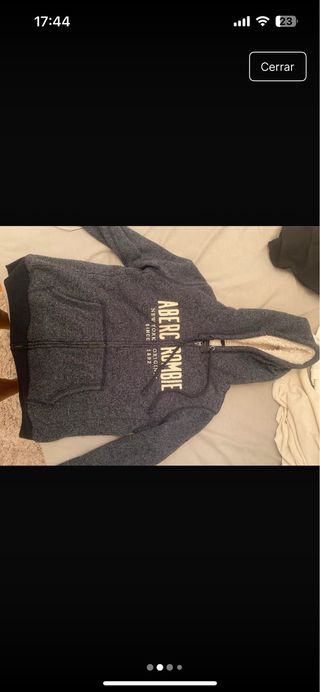 Sudadera Abercrombie & Fitch Gris Talla S