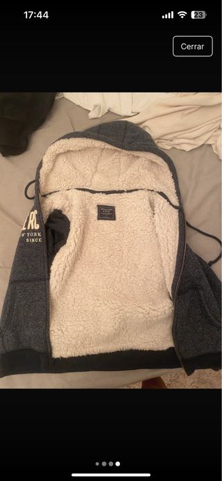 Sudadera Abercrombie & Fitch Gris Talla S