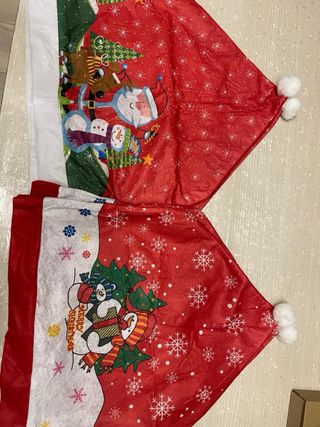 Copri sedie natalizio con pupazzo di neve