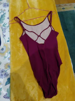 Falda flamenca y body morado