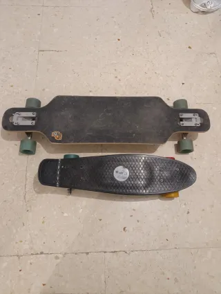 Longboard, Penny Board y Casco