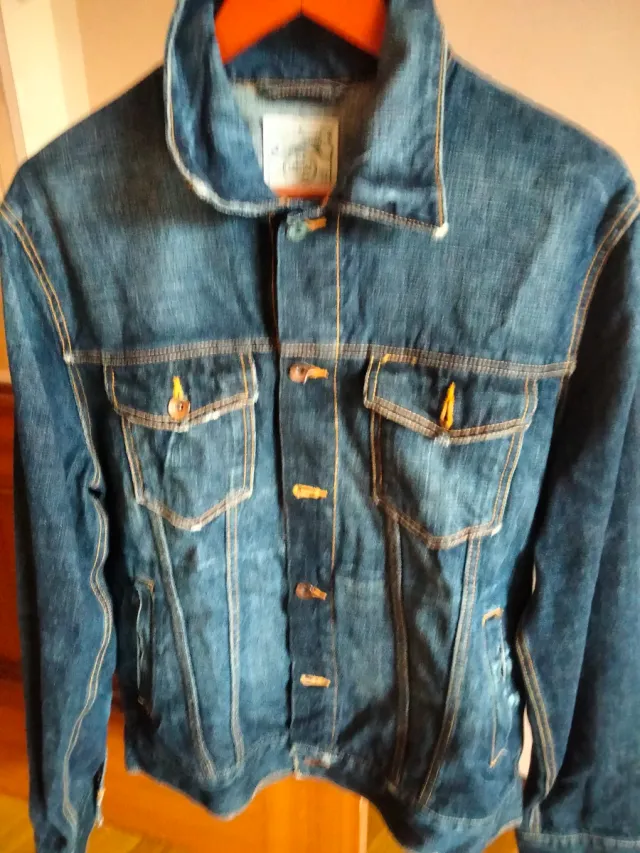 Chaqueta vaquera L y pantalon (44)