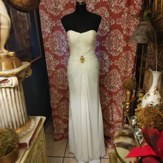 Vestido Ceremonia Civil T38 Blanco