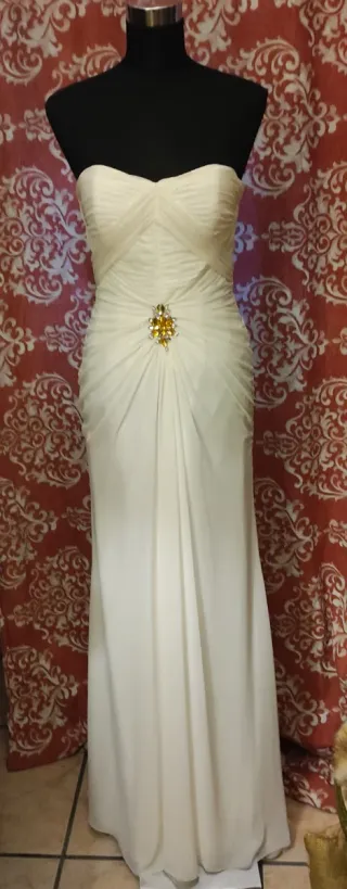 Vestido Ceremonia Civil T38 Blanco