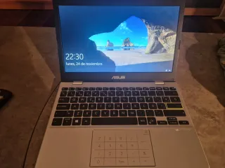 Portátil Asus L210 11 blanco/plata