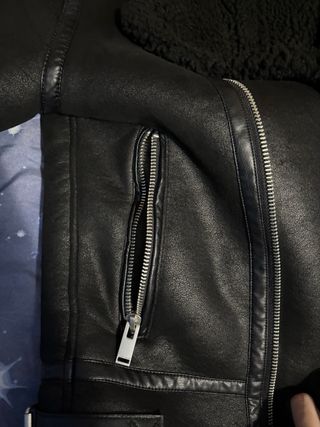 Giubbotto Zara Chiodo Imbottito Nero