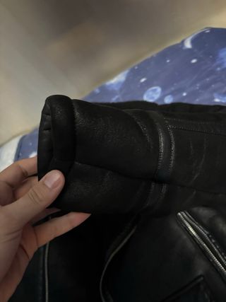 Giubbotto Zara Chiodo Imbottito Nero