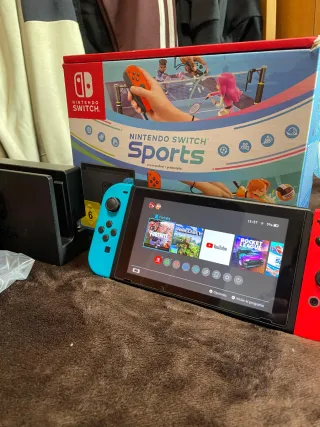 Nintendo Switch + Sports + Minecraft