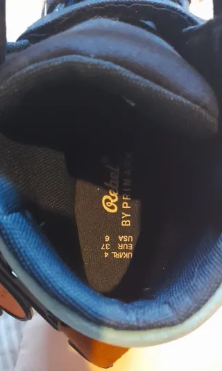 Botas,botin,unisex azul