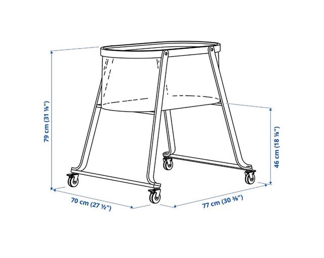 Cuna / Moisés bebé con colchón