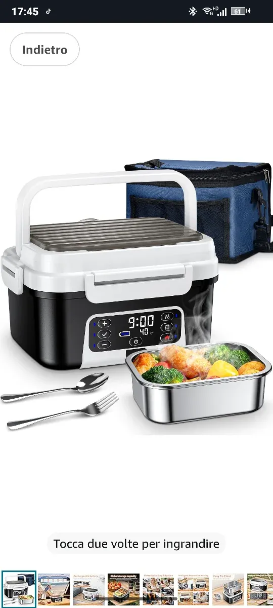 Scaldavivande Elettrico Portatile Nuovo