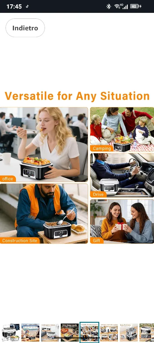 Scaldavivande Elettrico Portatile Nuovo