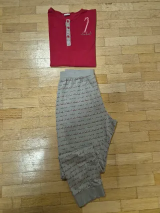 Pigiama Re Sole Uomo XL Rosso Grigio