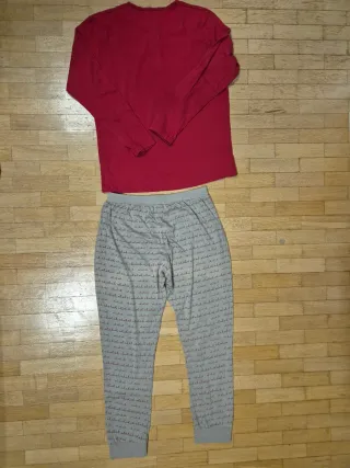 Pigiama Re Sole Uomo XL Rosso Grigio