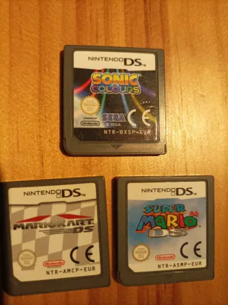 3 Giochi Nintendo DS: Sonic, Mario Kart, Mario 64