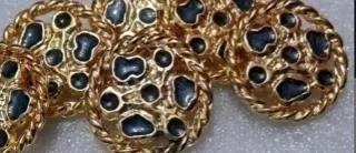 Lote 10 botones METAL- 5 modelos