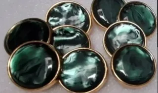 Lote 10 botones METAL- 5 modelos