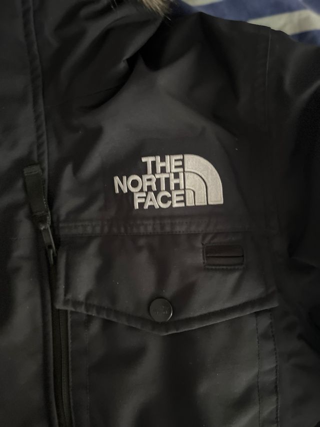 Abrigo The North Face Negro con Capucha