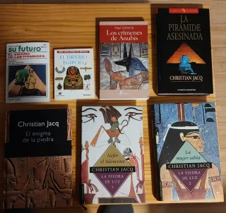 7 LIBROS DE LITERATURA SOBRE EGIPTO. TODOS POR 7 E