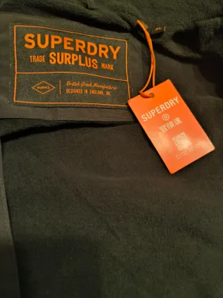 Chaqueta Superdry Invierno Negra