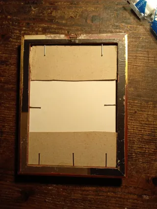 Stampa vintage con cornice ritratto donna