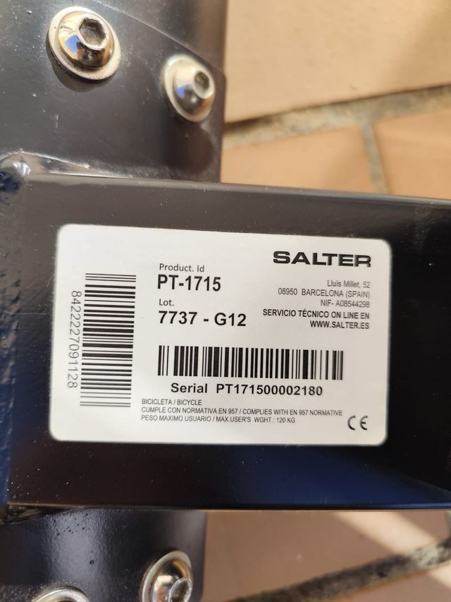 Bicicleta Estática Salter PT-1715