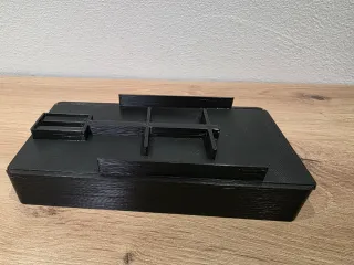Base para coche de slot con caja de almacenamiento