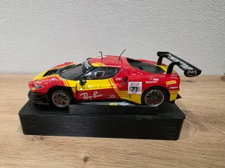 Base para coche de slot con caja de almacenamiento