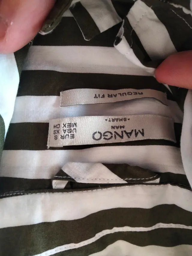Camisa Mango Rayas Talla S