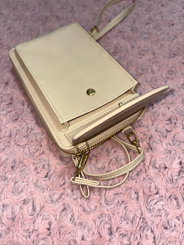 Bolso bandolera bege