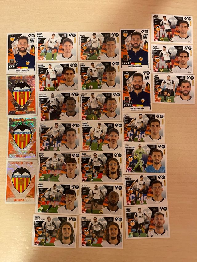 65 Cromos Valencia CF