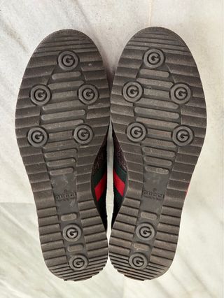 Zapatillas Gucci Piel Chocolate Web.