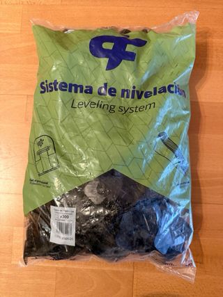Bolsas Sistema Nivelación Peygran 2mm (1/16) x 300