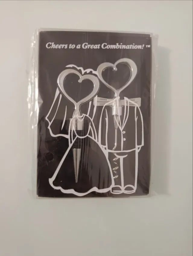 Sacacorchos Novios Corazón