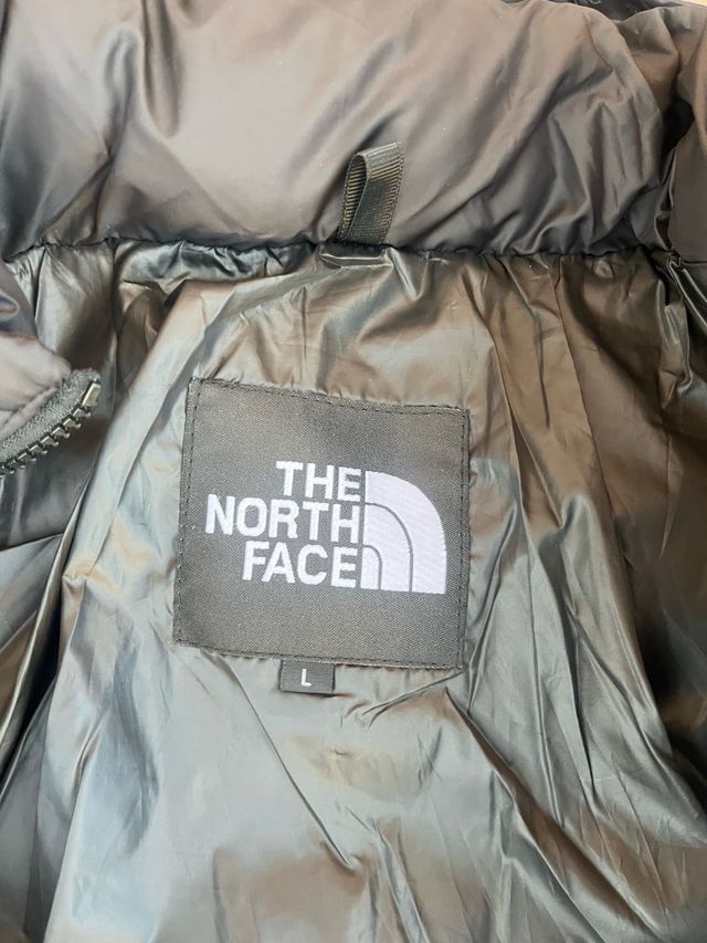 chaqueta the north face blanca talla l nueva