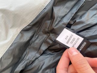 chaqueta the north face blanca talla l nueva