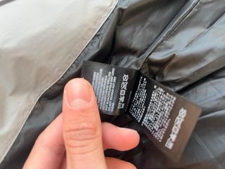 chaqueta the north face blanca talla l nueva