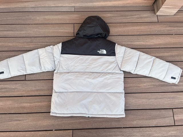 chaqueta the north face blanca talla l nueva