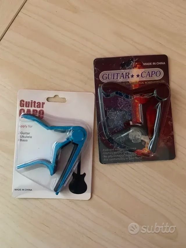 Capotasti per Chitarra e Ukulele