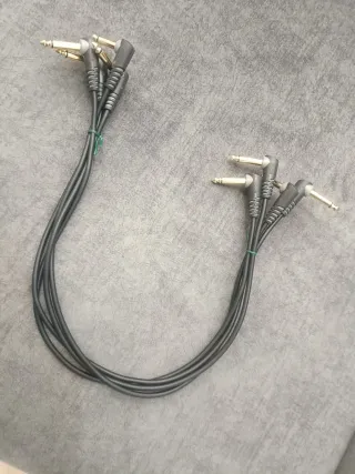 4 Cables Klotz Acodados 60cm