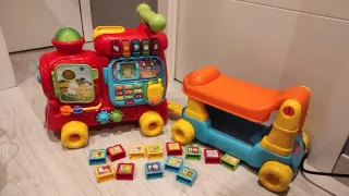 Tren juguete de aprendizaje