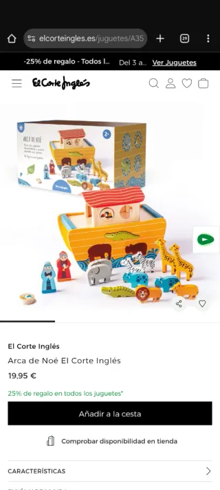 Arca de Noé El Corte Inglés.