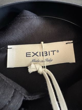 Camisa Exibit Negra Made in Italy