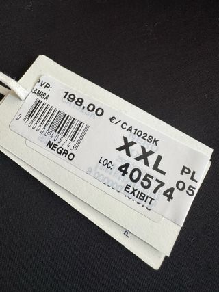 Camisa Exibit Negra Made in Italy