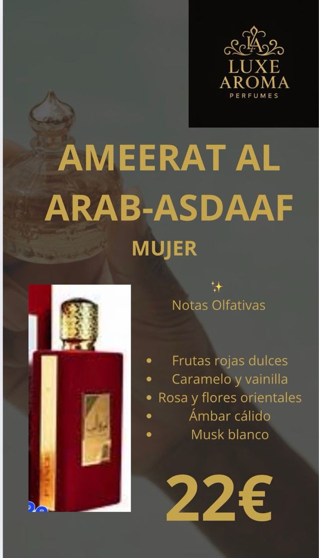 Luxe Aroma Ameerat Al Arab Asdaaf Mujer