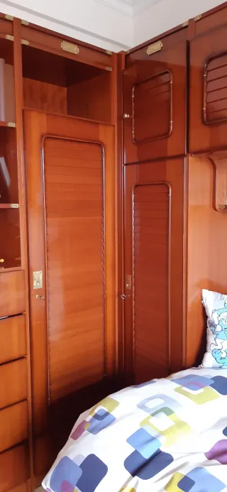 Dormitorio barco con 2 camas