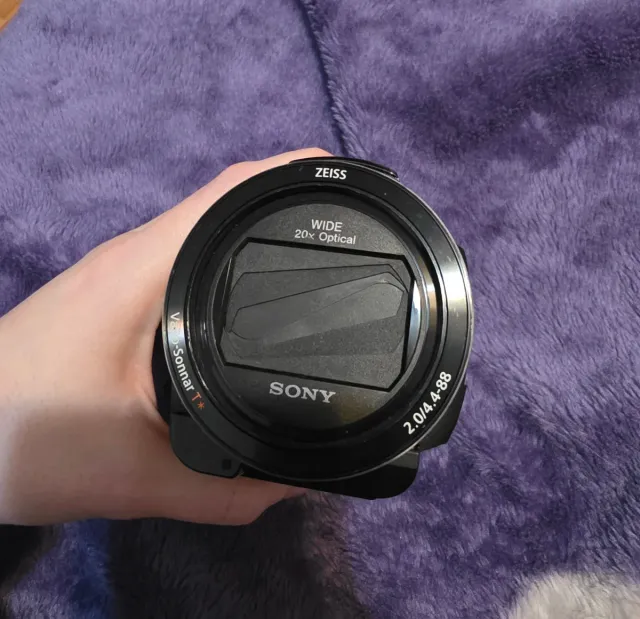 Sony FDR-AX43A Videocámara 4K Negra.