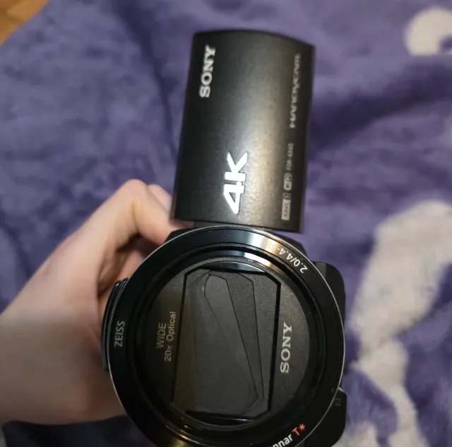 Sony FDR-AX43A Videocámara 4K Negra.